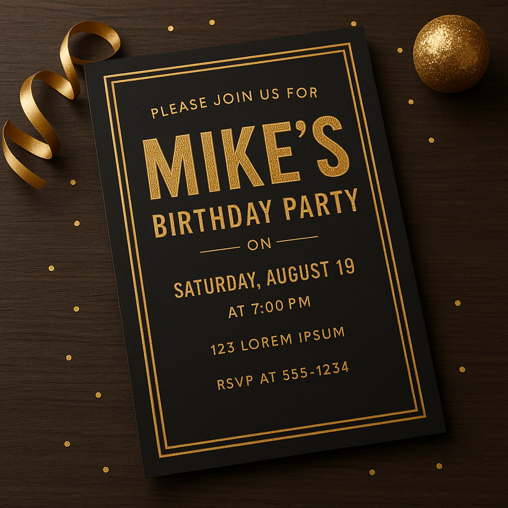 birthday-party-invite Example club night flyer
